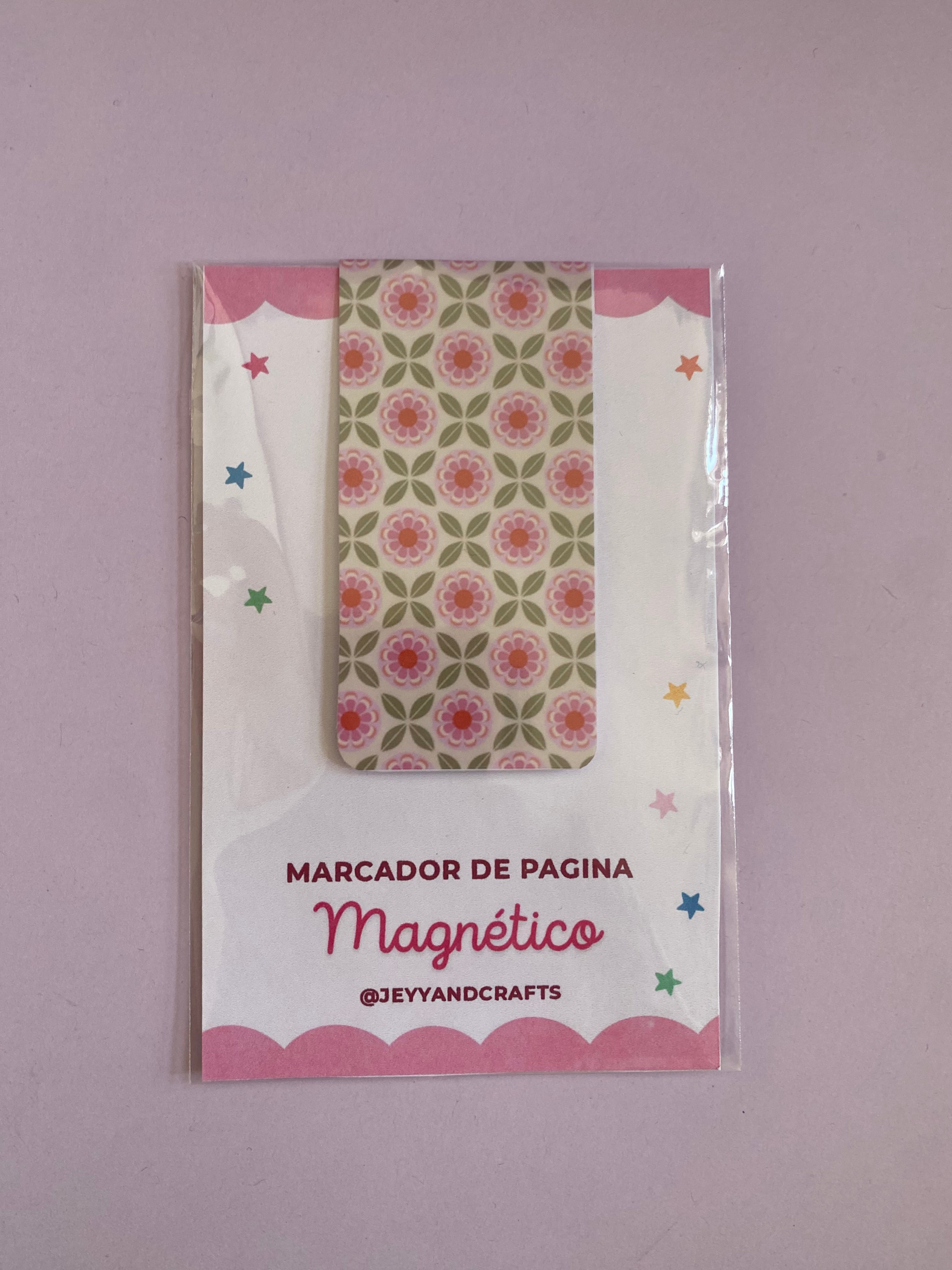 Marcador - Pink Flowers 🌺