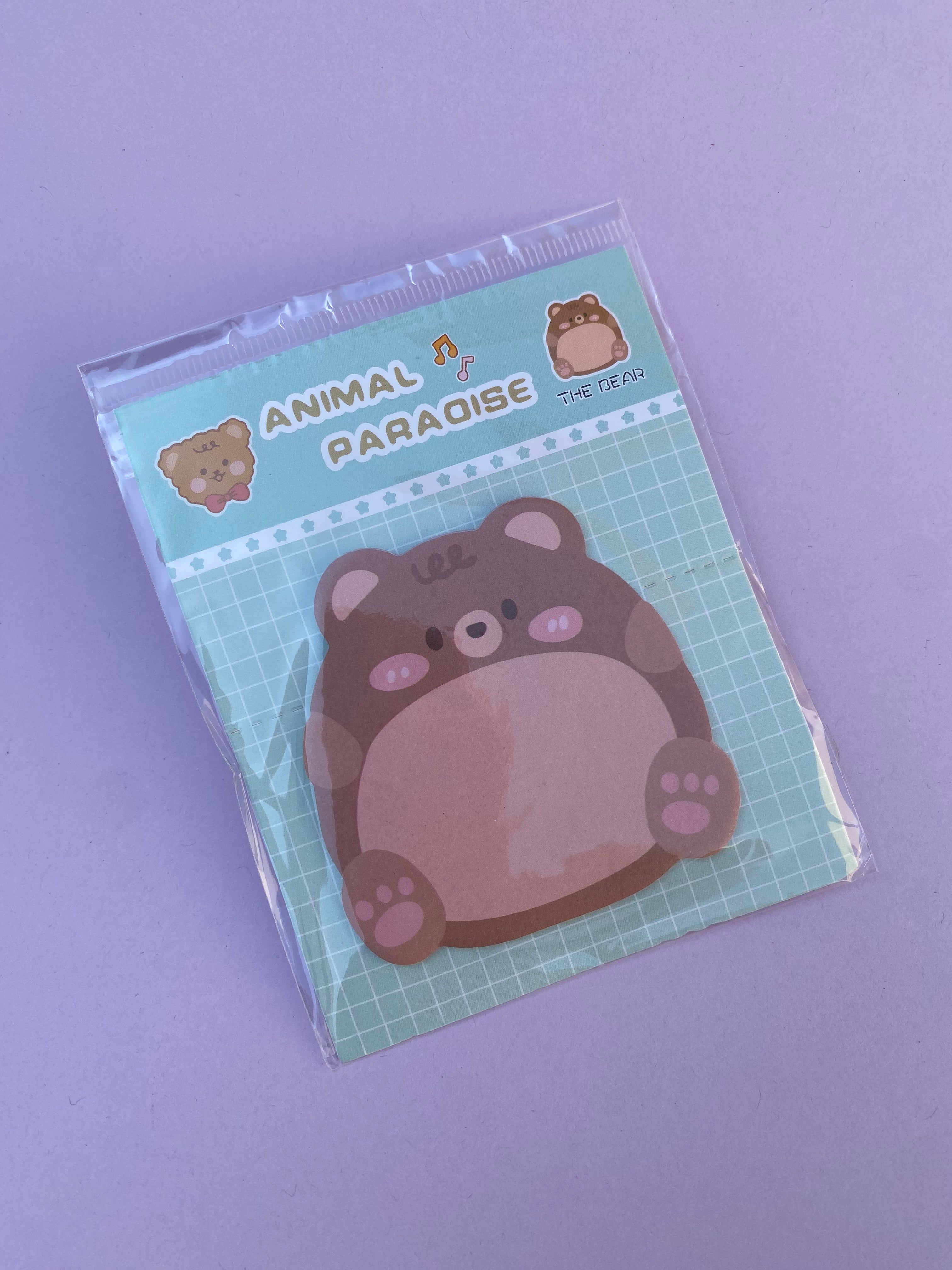 Notas adhesivas - Oso 🐻