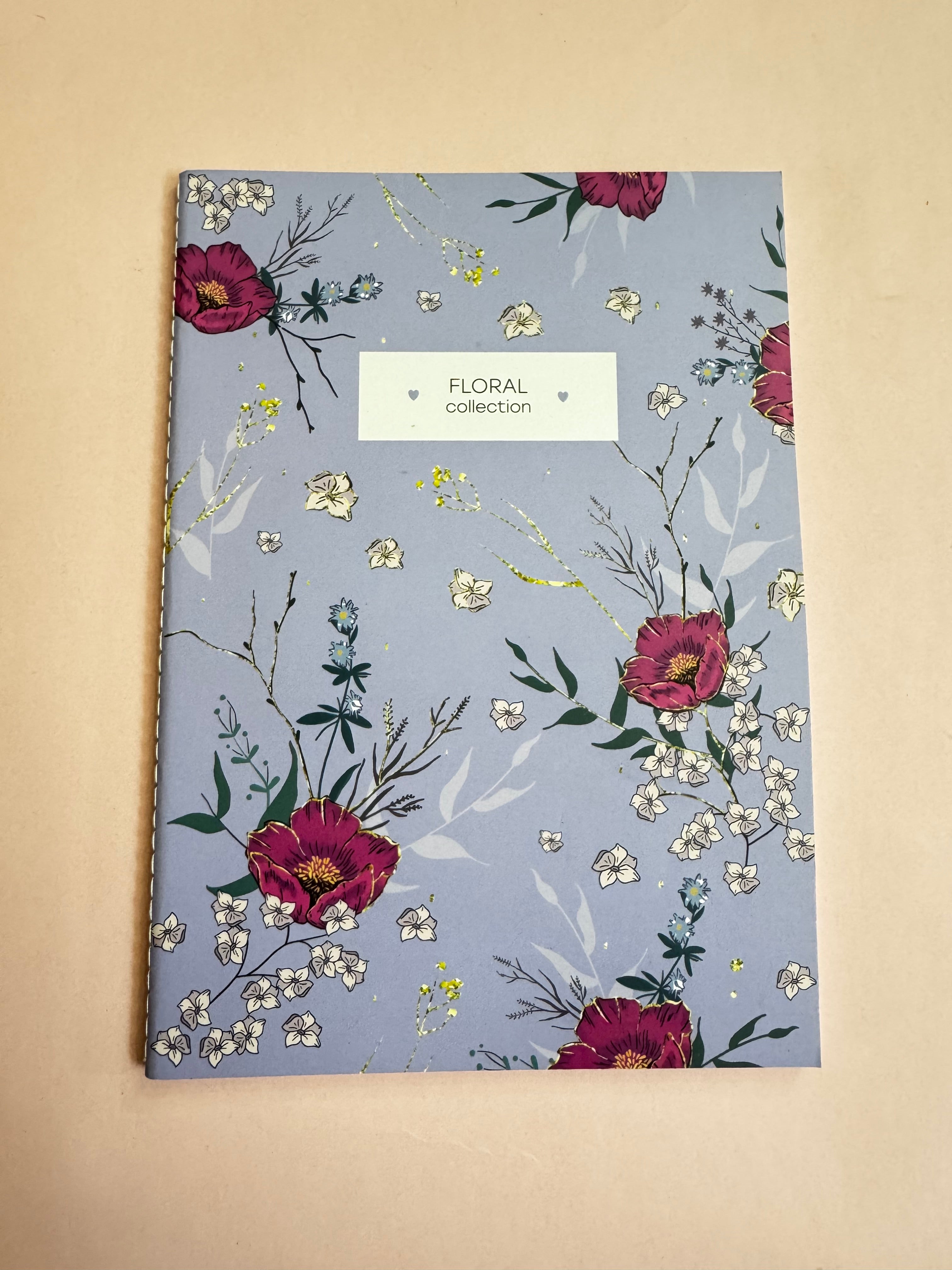 Libreta Floral Morada