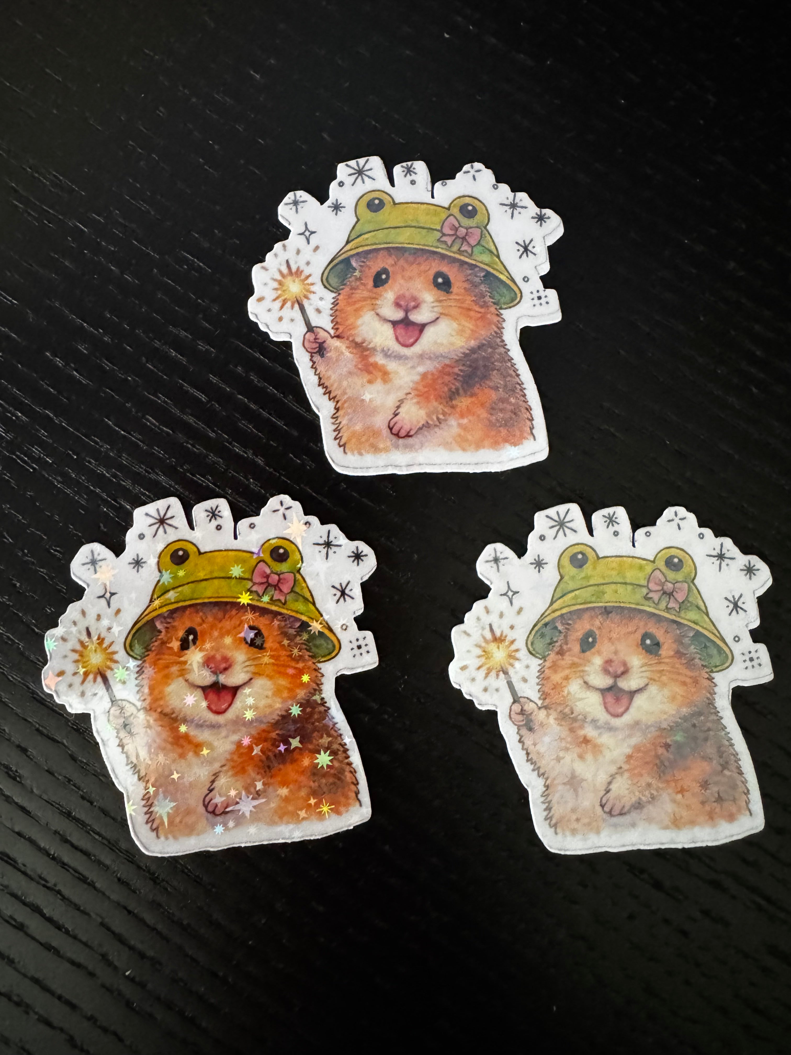 Sticker - Hámster Feliz