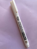 Plumón blanco